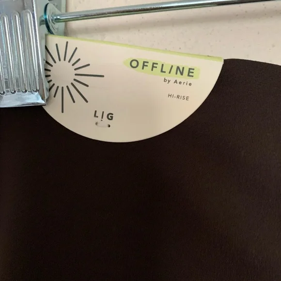 Aerie dark brown Wide Leg Women's Pants - Picture 2 of 4